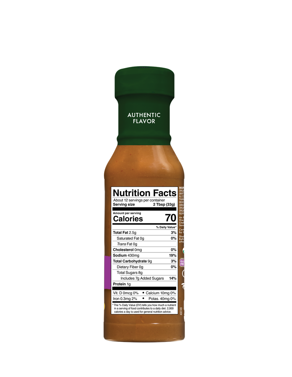 OG2 S.V. THAI PEANUT SCE ( 6 X 14 OZ   )