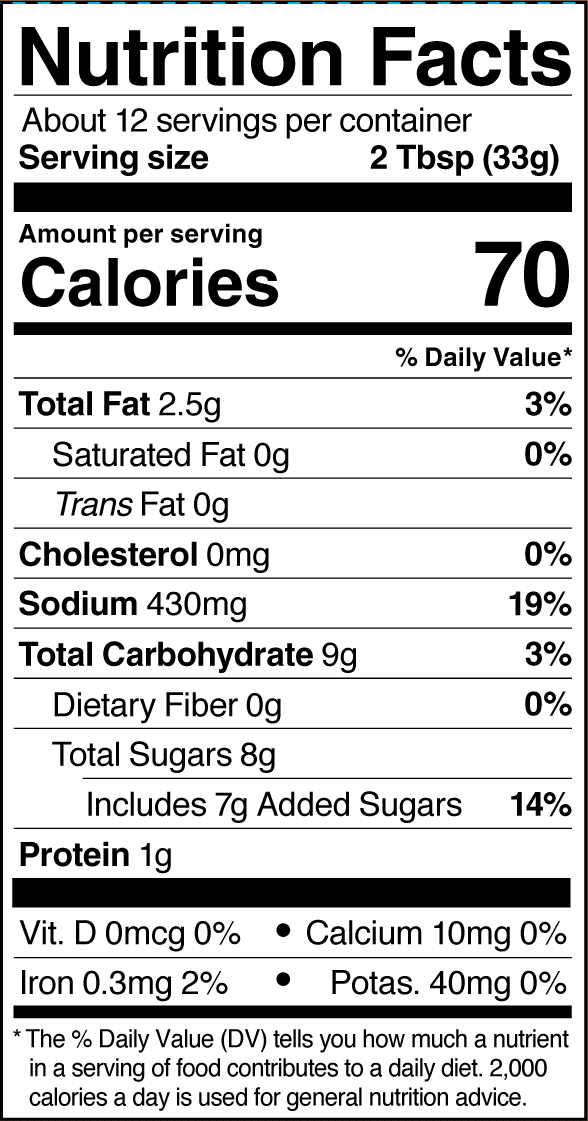 OG2 S.V. THAI PEANUT SCE ( 6 X 14 OZ   )